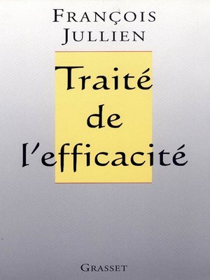 cover image of Traité de l'efficacité